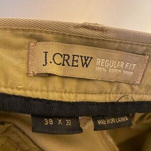 J.Crew Khaki Regular Fit Pants